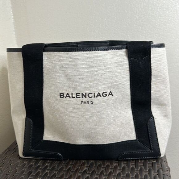 💯Authentic BALENCIAGA Navy Kabas Tote Bag🍀 - Picture 14 of 15